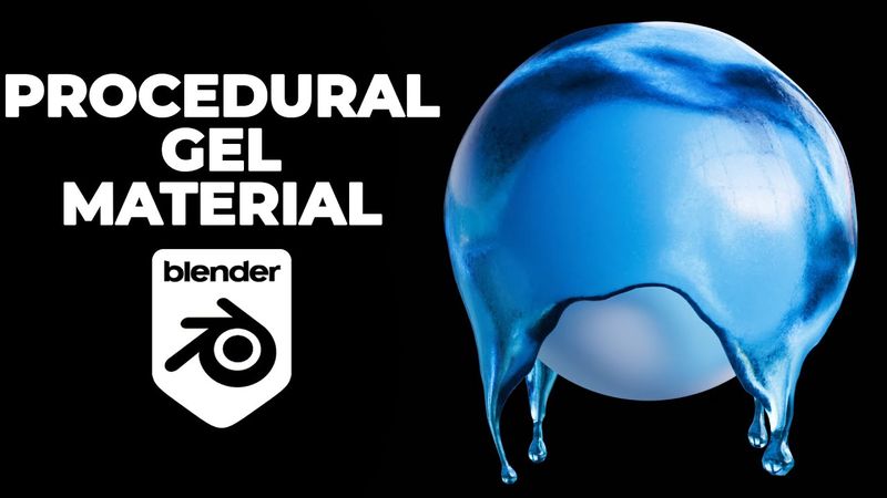 Gel material in Blender