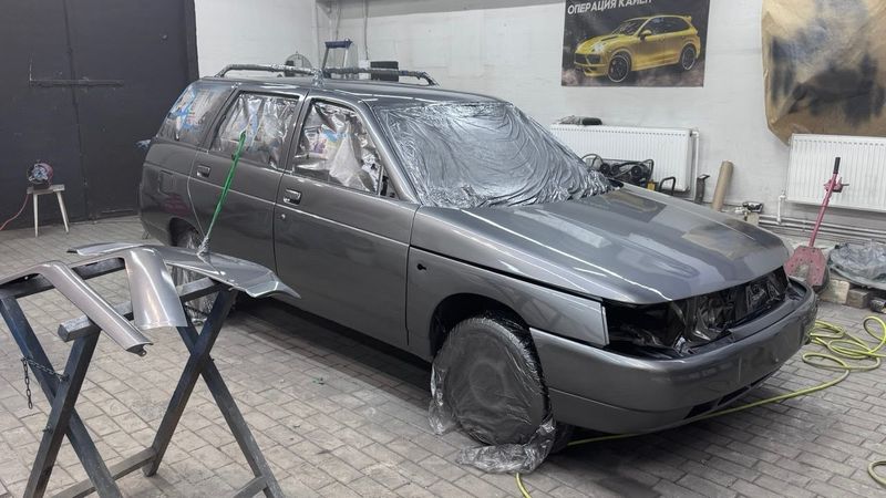 Покрасили Ваз 2111за 4000 рублей в 2026 году.Из утиля в идеал Часть 3.Операция Кайен