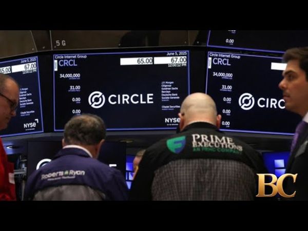 Shares of Coinbase, Circle surge after stablecoin bill passes Senate