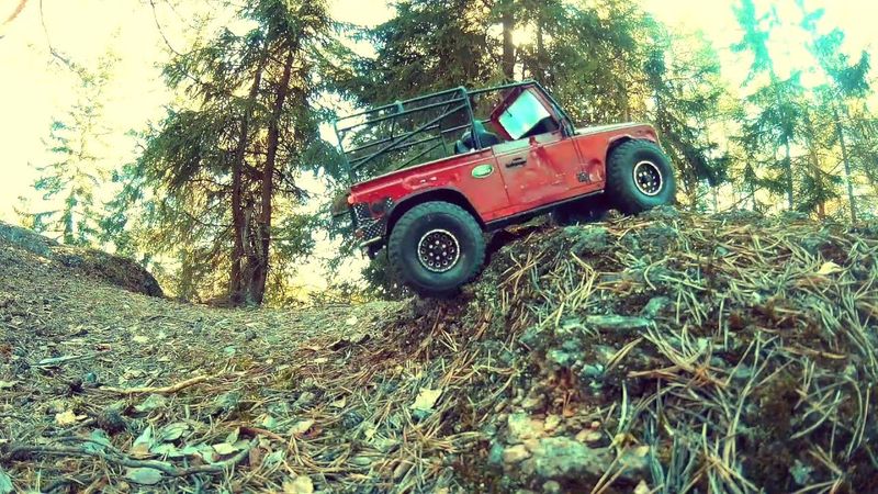 Bishop's RC Crusade - Land Rover Defender D90 - Crawling #1