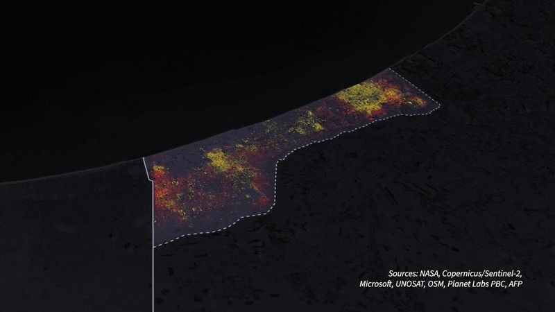 ANIMATED MAP: damaged buildings in the Gaza Strip | AFP