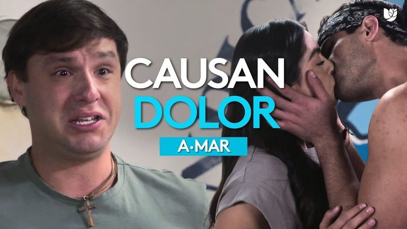 Pascual entristece al ver besándose a Perla y Valentín | A.Mar | Capítulo 65