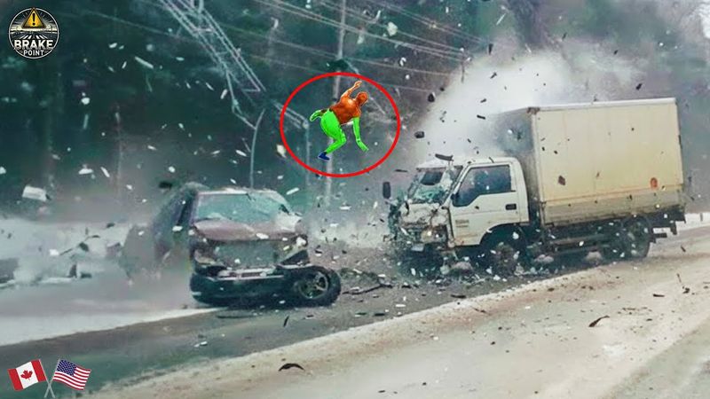 Top 170 Best Brutal Car Crash Moments 2025 – Idiots in Cars Get Instant Karma
