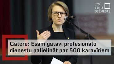Aizsardzības ministrija: Profesionālo dienestu līdz gada beigām var palielināt par 500 karavīriem