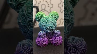 3D Printed Rose Teddy Bear