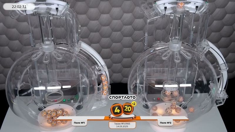 Столото представляет | Лотерея «Спортлото «4 из 20». Тираж № 10566 от 14.05.2025 г.