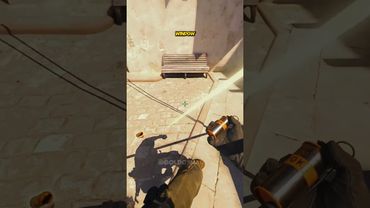 WINDOW SMOKE FROM UNDERPASS #shorts #cs2