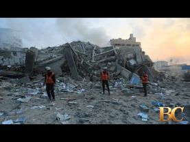 Israel kills 95 Palestinians, bombing across Gaza amid new ceasefire push