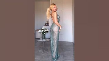 Vestido Amarie Circle Sequi | Transparente | Roupas Plus Size | Angelx Dreaming Official