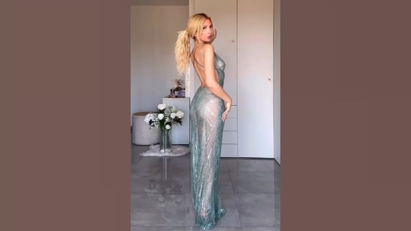 Vestido Amarie Circle Sequi | Transparente | Roupas Plus Size | Angelx Dreaming Official