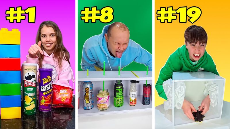 20 челленджей за 20 минут