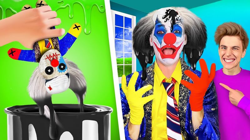 A4 CLOWN VOODOO DOLL