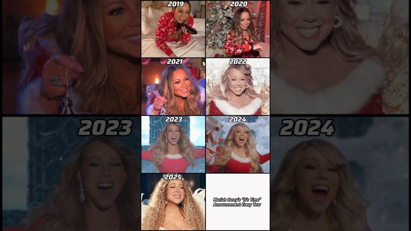 L'annuncio annuale di Mariah Carey "It's Time" (All I Want For Christmas Is You) #shorts