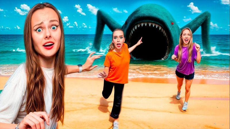 Я СНЯЛА СТРАШНОГО МОНСТРА на ОЗЕРЕ в РЕАЛЬНОЙ ЖИЗНИ!