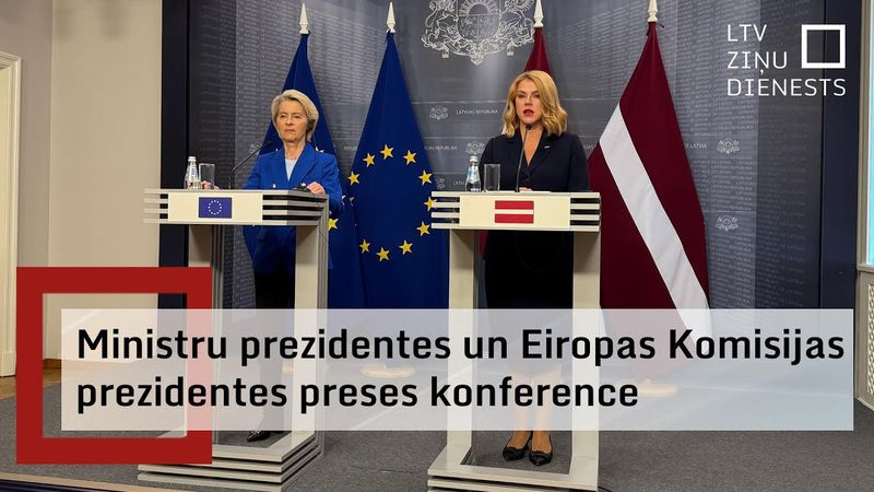 Ministru prezidentes un Eiropas Komisijas prezidentes preses konference