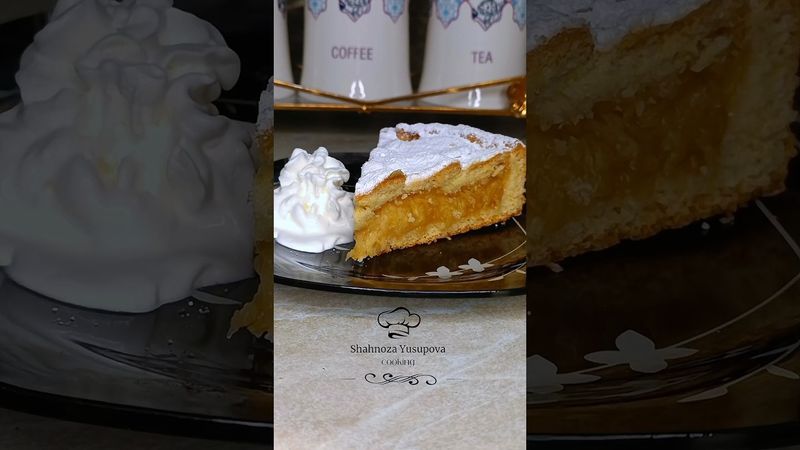 Яблочный песочный пирог/olmali pesochniy pirog.