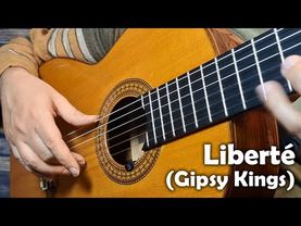 Liberté (Gipsy Kings) solo guitar cover Score Tab