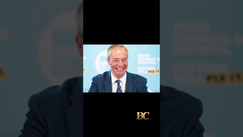 Reform UK to accept donations via bitcoin, Nigel Farage says