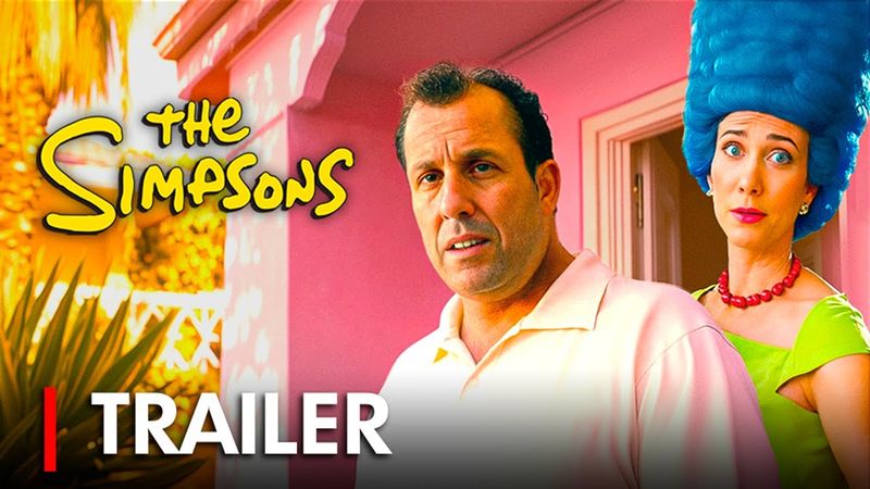 THE SIMPSONS | Movie Trailer (2025) - Adam Sandler, Kristen Wiig