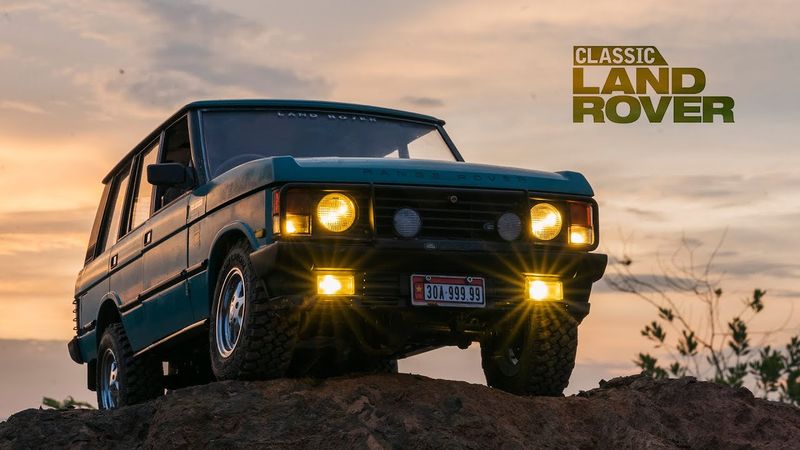 1/10 Scale Rc Range Rover Classic RC4WD Driving 4X4 Rc Realistic