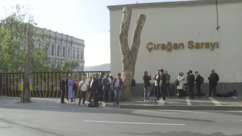 Scene outside venue of Russia-Ukraine peace talks in Istanbul | AFP