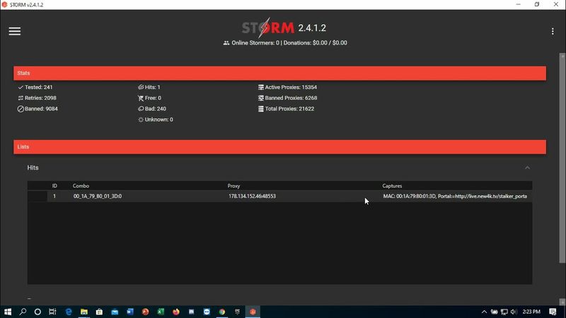 Storm IPTV mac scanner for stalker_portal panels - With device id
