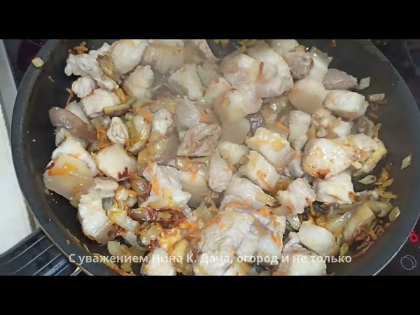 Вкусный ужин! Гуляш из свинины с подливкой и картофельное пюре быстро и просто