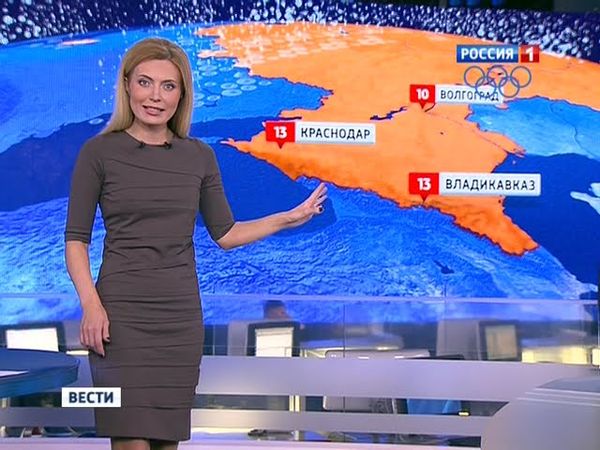 Дарья Сметанина - "Вести. Погода" (07.11.13)