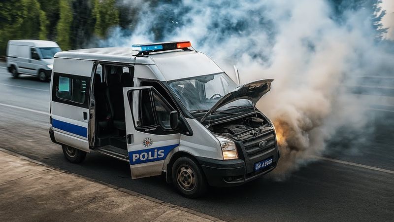 Incredible moments, DIESEL ENGINE BREAKAGE caught on camera! Engine out of control!