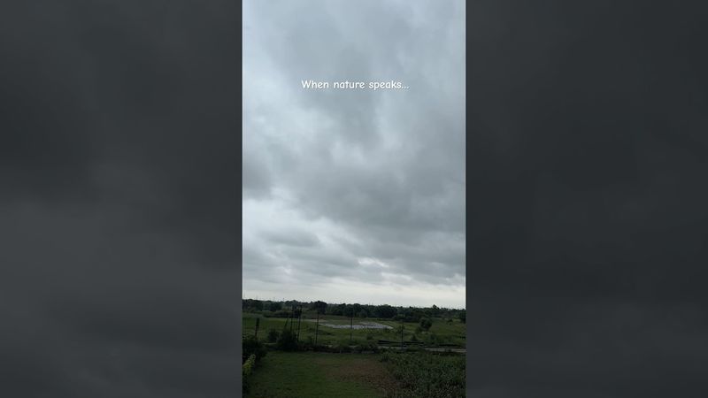 Connection with nature || peaceful views #clouds