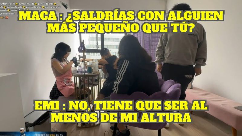MACA LE PREGUNTA A EMIKUKIS SI SALDRÍA CON ALGUIEN MÁS PEQUEÑO QUE ELLA