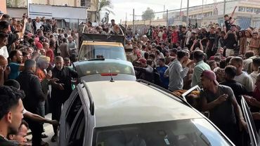 Gazans rushed to hospital as rescuers say Israeli army kills at least 50 people near aid site | AFP