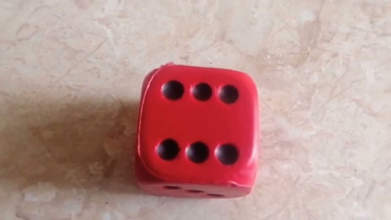 Моделирование события, кубик.