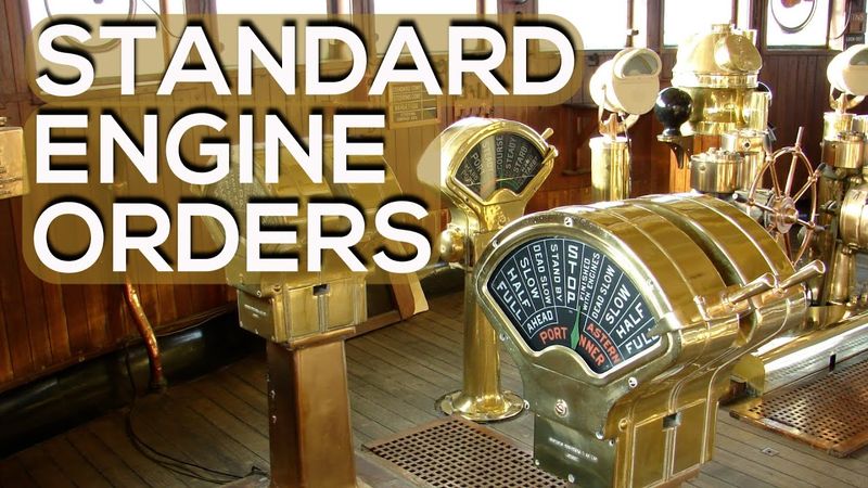 STANDARD ENGINE ORDERS | SMCP | MARITIME ENGLISH
