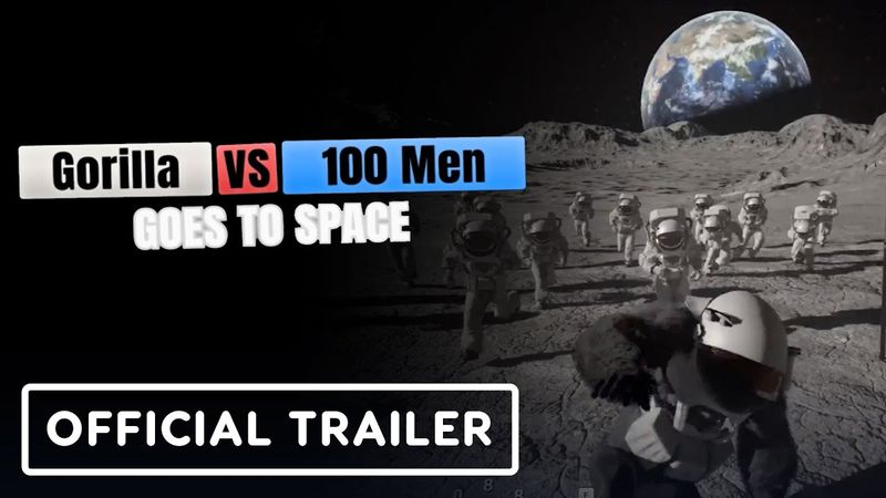 Gorilla Vs 100 Men - Official 'Goes to Space' Update Gameplay Trailer