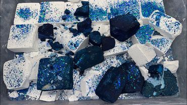 Powdery Dense @dbreezyasmr fresh and dyed gym chalk