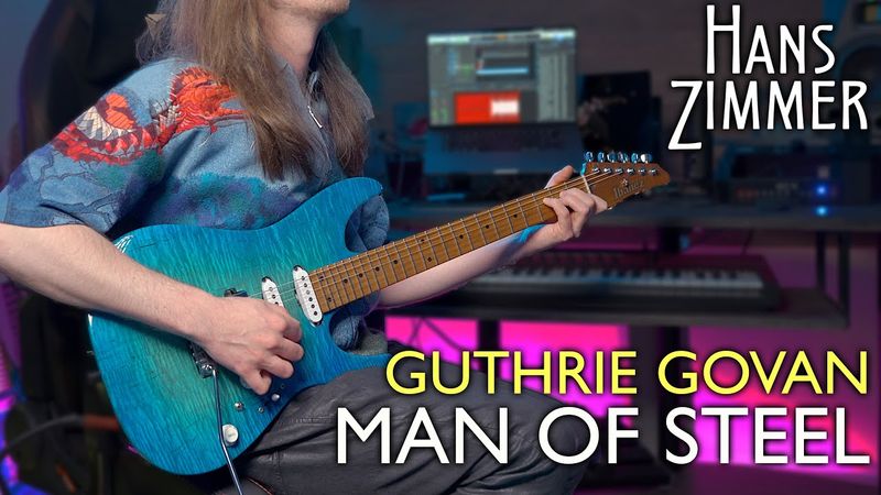Hans Zimmer & Guthrie Govan - Man of Steel - Live Guitar Playthrough | Jack Gardiner