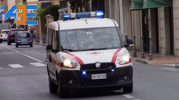Doblò 062 Croce Rossa Bordighera Trasporto Sangue Urgente in sirena Pneumatica