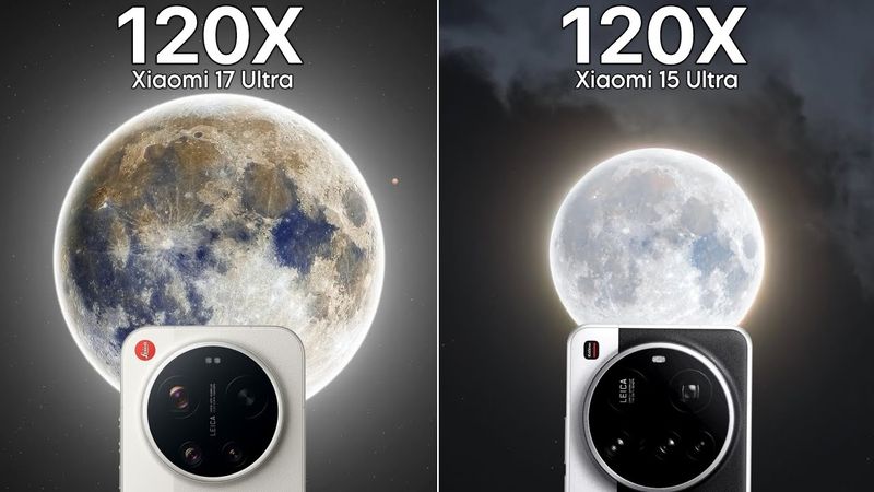 Comparativo do teste de zoom ao vivo: Xiaomi 17 Ultra vs Xiaomi 15 Ultra