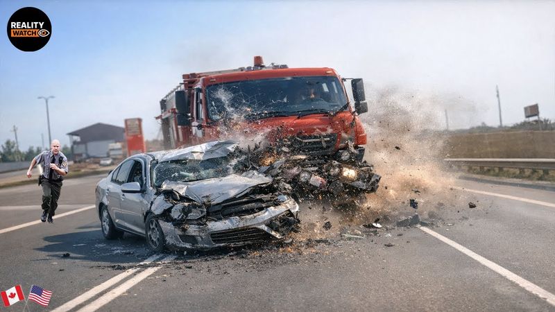 75 Dash Cam Car Crash Moments — Idiots in Cars Caught in 4K