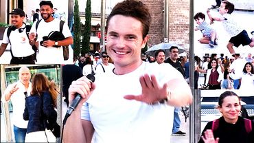 Europeans went wild over this Russian song and Ivan - Street Performance Spain Valencia