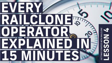 All RailClone's Operators Explained in 15 Minutes - Getting started with RailClone Part 4