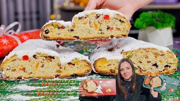 ШТОЛЛЕН Этот РЕЦЕПТ Продают за ДЕНЬГИ💸Пеку по 10 штук и МАЛО!ЛУЧШИЙ Немецкий Штоллен 🥚Без ЯИЦ