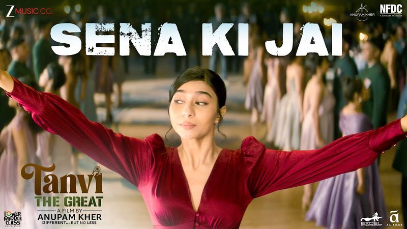 Sena Ki Jai - Tanvi The Great | Anupam Kher, Jackie Shroff | Shubhangi | Shagun Sodhi |MM Keeravaani