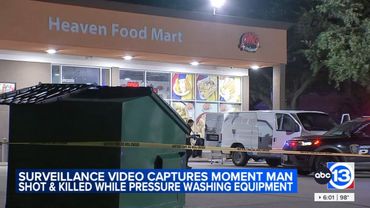 Video shows driver shooting man pressure washing outside restaurant near Third Ward, HPD says