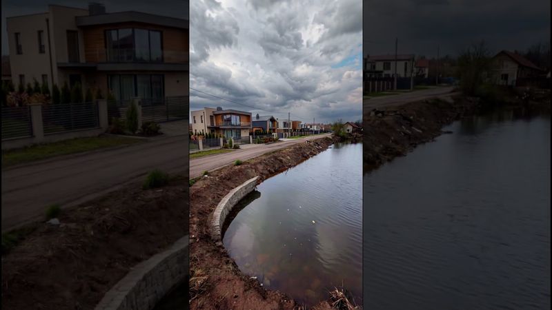 From Polluted Lake & Damaged Homes to a Beautiful Neighborhood | Awesome Transformation 🏡✨