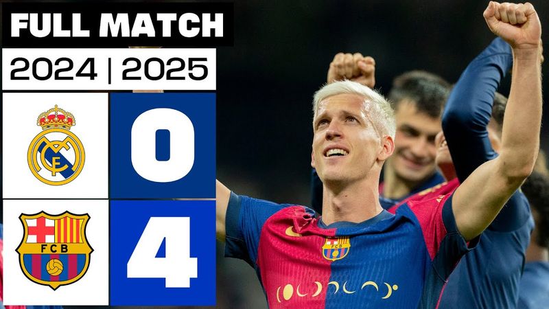 Real Madrid 0-4 FC Barcelona | FULL MATCH | LALIGA EA SPORTS 2024/25