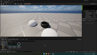 UE5 Chaos flesh + Niagara tyre deformation test 03