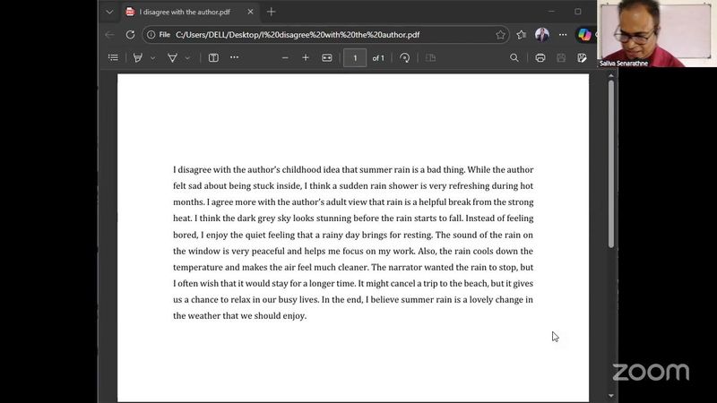 20 minuteslk Institute's English Class