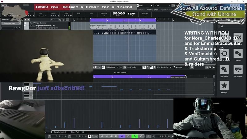 !charity Glory to Ukraine! 💙💛   Space Music Stream & charity for my friend 19 october  (part 2